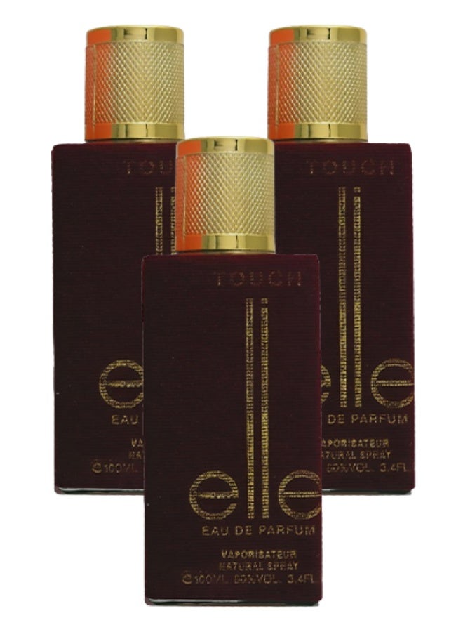 Touch 3 Pieces Elie Perfume For Women 100ml EDP - Image 1
