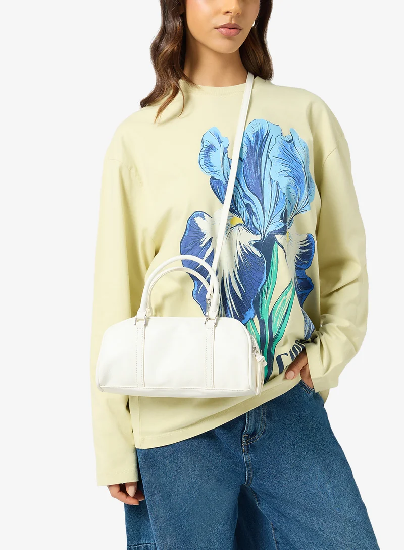Ella White East-To-West Top Handle Shoulder Bag for Women | Best Price UAE