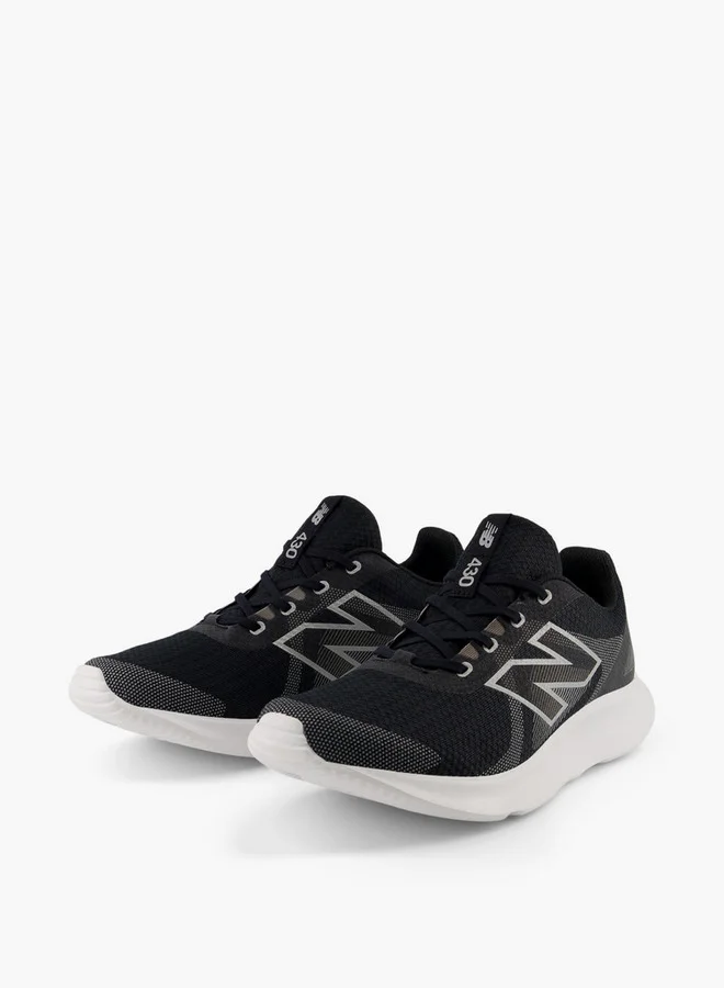 New Balance Men's Logo Print Lace-Up Sports Shoes