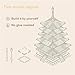 Rowood 3D Puzzles for Adults Wooden Model Kits for Adults to Build Gift on Birthday Christmas Fivestoried Pagoda 275 PCS - Image 3
