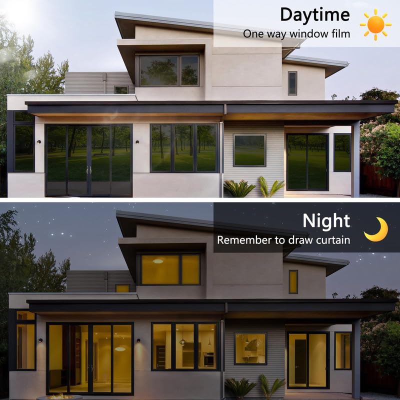 HomeVera Blackout Black Film for Glass Window, self Adhesive Glass Film for Privacy Glass Film for Sunlight Heat Blocking, Glass Window, Office Cabins, Home - 95% Black Film 12 X 36 Inchs - Image 4