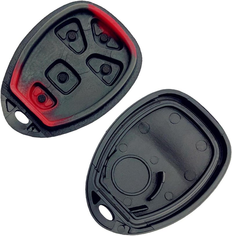 ADUDS Key Fob Shell Replacement for Cadillac DTS/Chevy Impala Monte Carlo 2006-2013 (OUC60270, OUC60221) 5 Button Car Keyless Entry Remote Control Key Fob Case Cover (5 Button-A) - Image 4