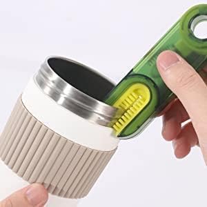 HMV MALL HMV MALL Plastic 3 in 1 Multifunctional Bottle Cleaning Brush Used for Bottle Cap,Cup Cleaner Brush Multipurpose Tool for Crevice,Windows,Groove,Lid,Straw,Gap (2)  - Image 5