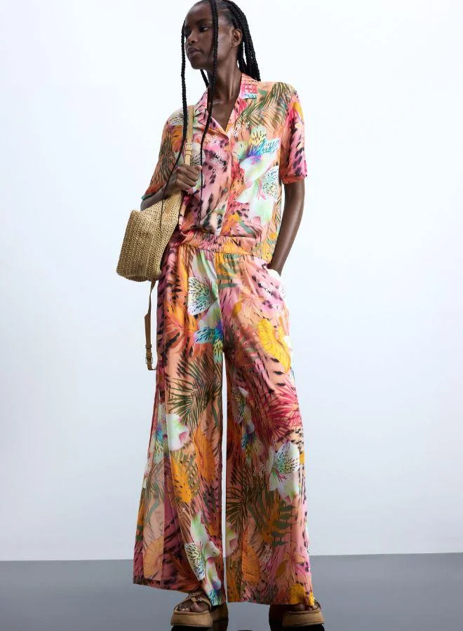 DESIGUAL Tropical trousers