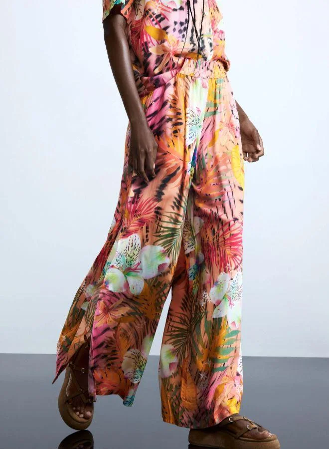 DESIGUAL Tropical trousers