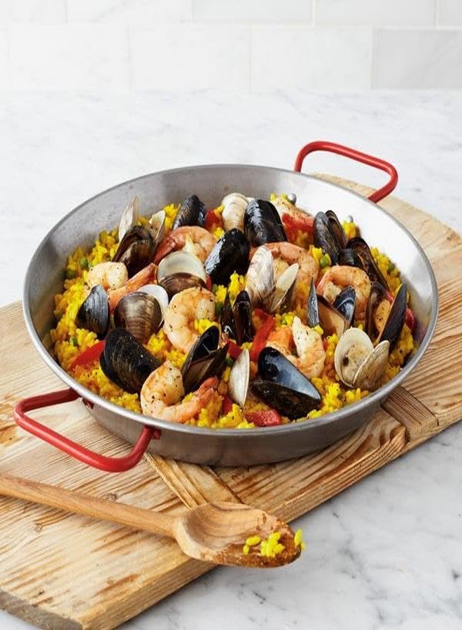 Sur La Table Spanish Paella Pan, 13½", Serves 6, Silver - Image 5