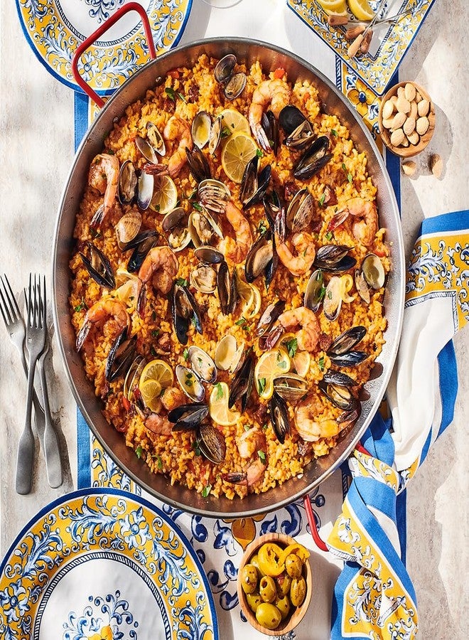 Sur La Table Spanish Paella Pan, 13½", Serves 6, Silver - Image 3