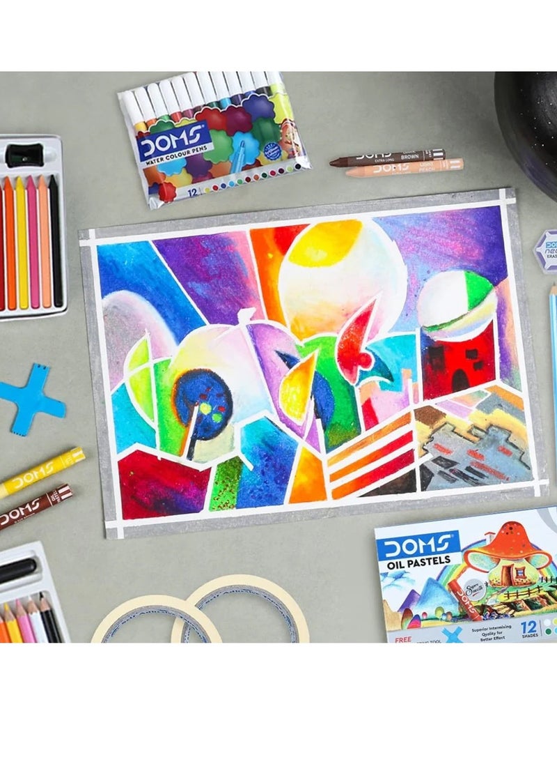 DOMS - 41-Piece Art Strokes Kit For School Assorted Colours - Image 1