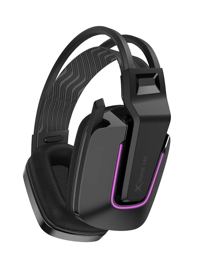 XTRIKE ME GH712 RGB Gaming Headset 7.1 Surround Sound - Noise Cancelation Microphone - 50MM Drivers - Image 2