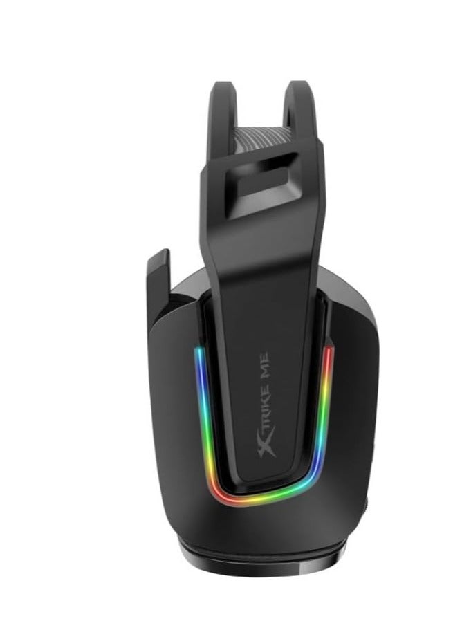 XTRIKE ME GH712 RGB Gaming Headset 7.1 Surround Sound - Noise Cancelation Microphone - 50MM Drivers - Image 3