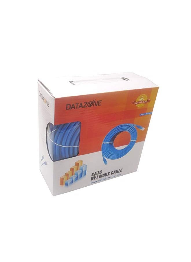 Datazone - كابل شبكة سلكية بطول 50 مترًا، حزمة كابل إيثرنت Cat 6 عالية الجودة متوافقة مع جميع أجهزة الشبكة - Image 1