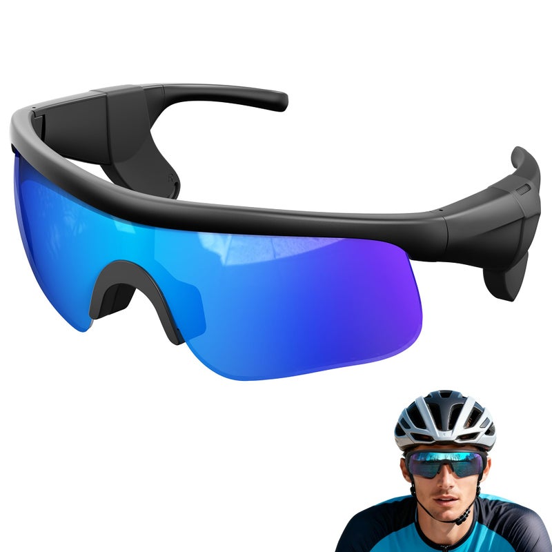 Monster Smart GlassesPolarized Bluetooth Sunglasses for Men WomenSmart Sports Sunglasses with Builtin Mic HD OpenEar SpeakersVoice AssistantIdeal for RunningCycling Outdoor Activities - Image 2