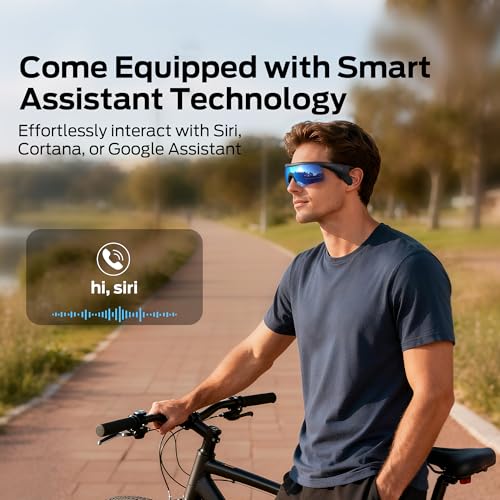 Monster Smart GlassesPolarized Bluetooth Sunglasses for Men WomenSmart Sports Sunglasses with Builtin Mic HD OpenEar SpeakersVoice AssistantIdeal for RunningCycling Outdoor Activities - Image 3