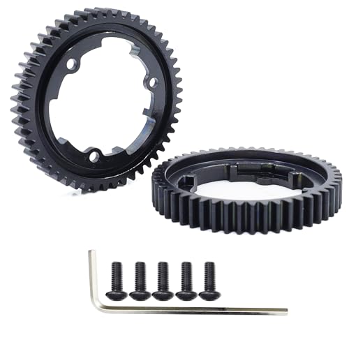 HOPLEX Hardened Steel 50T Main Spur Gear 1 Mod for Traxxas 110 ERevo 20 VXL 15 XMaxx Maxx 17 XO12PCS - Image 1