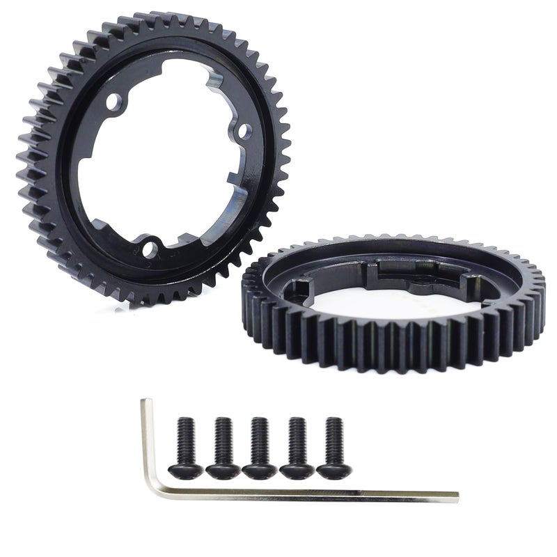 HOPLEX Hardened Steel 50T Main Spur Gear 1 Mod for Traxxas 110 ERevo 20 VXL 15 XMaxx Maxx 17 XO12PCS - Image 4