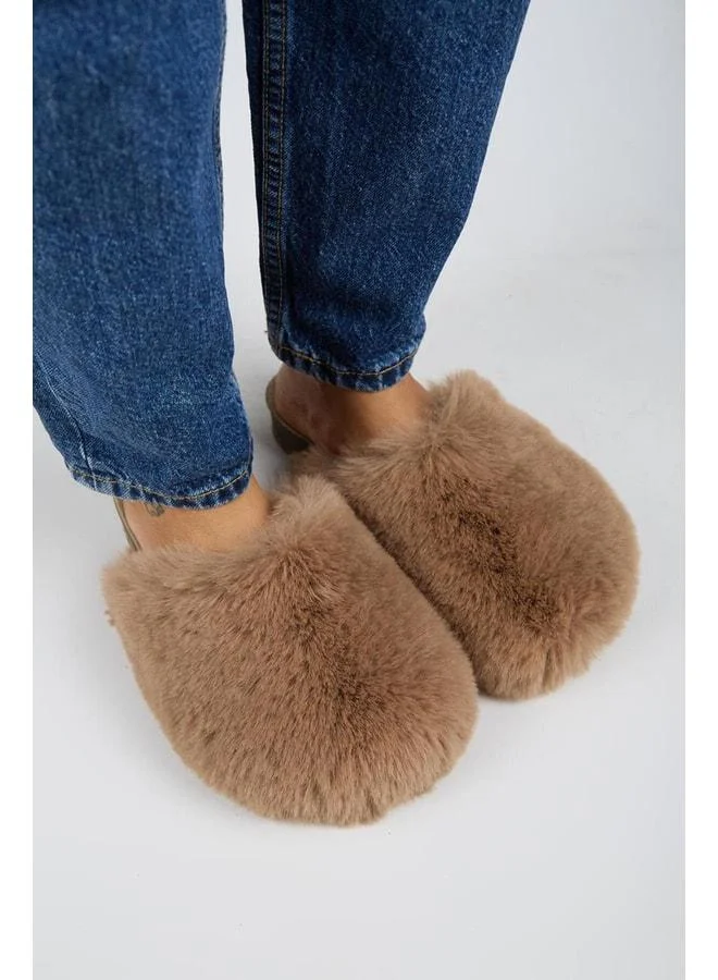 Manijero  Gaye Women's Plush Solid Violet Slippers. for Women | Best Price UAE