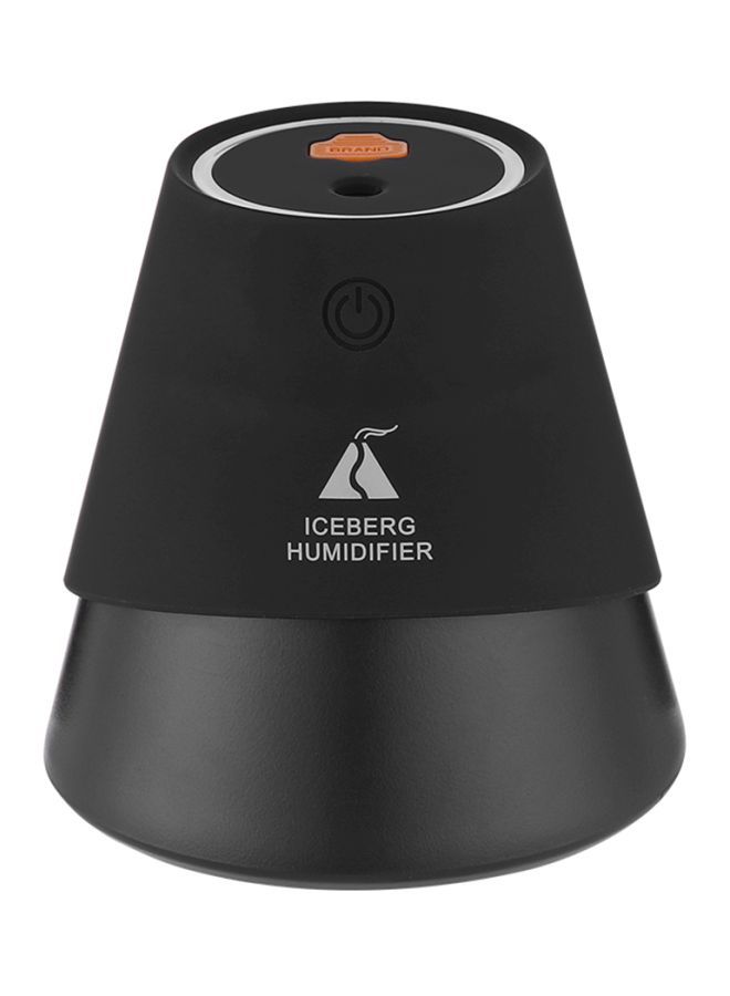 NIBEMINENT Iceberg Cold Fog Humidifier 230ml Black 10.5X10.5X10.5centimeter - Image 1