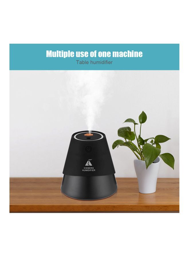 NIBEMINENT Iceberg Cold Fog Humidifier 230ml Black 10.5X10.5X10.5centimeter - Image 2
