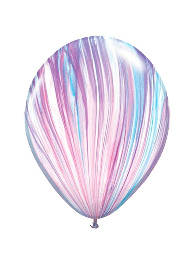 Loquat 6-Piece Swirl Tie Dye Hippie Latex Balloon Set 7.5x1.7x4.3inch