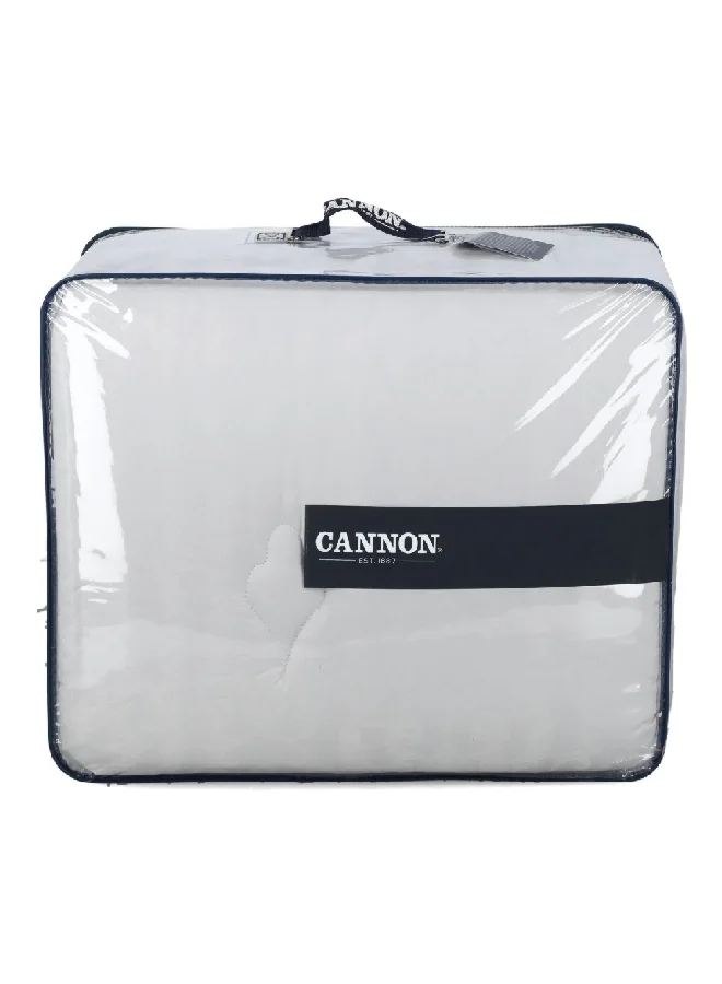 Cannon 4-Piece Premium Quality T300 Cotton Jacquard Comforter Set Light Grey Queen 27 x 60 x 50 cm CN CQ4PCT300-LGRD