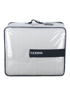 Cannon 4-Piece Premium Quality T300 Cotton Jacquard Comforter Set Light Grey Queen 27 x 60 x 50 cm CN CQ4PCT300-LGRD  - Image 1