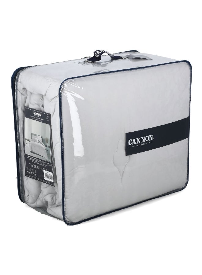 Cannon 4-Piece Premium Quality T300 Cotton Jacquard Comforter Set Light Grey Queen 27 x 60 x 50 cm CN CQ4PCT300-LGRD  - Image 3