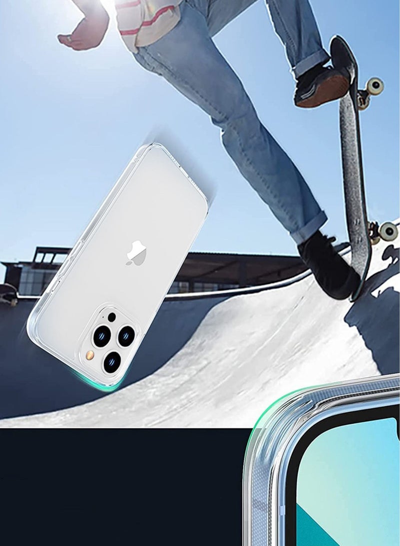 غطاء من الجوانب الناعمة من مادة TPU لهاتف Apple iPhone 14 Pro Max شفاف - Image 3