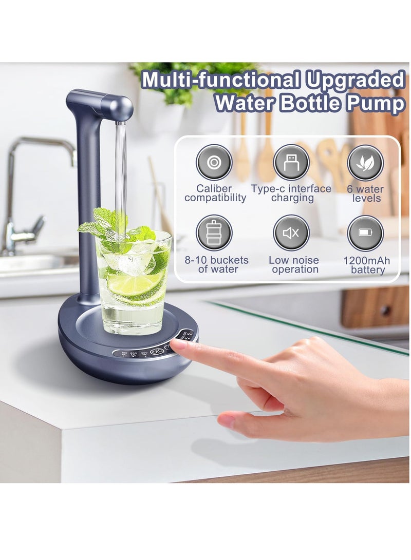 Portable Touch Screen Electric Water Pump for Home Office Camping Desktop Charging Bedside Table Wireless Dispenser Pump - Image 2