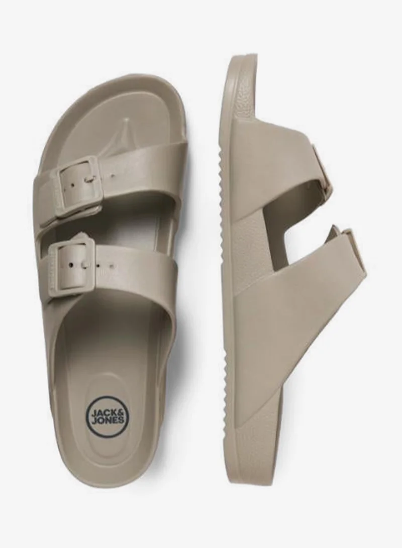 JACK & JONES Plaza Taupe Croxton Flat Sandals for Men | Best Price UAE