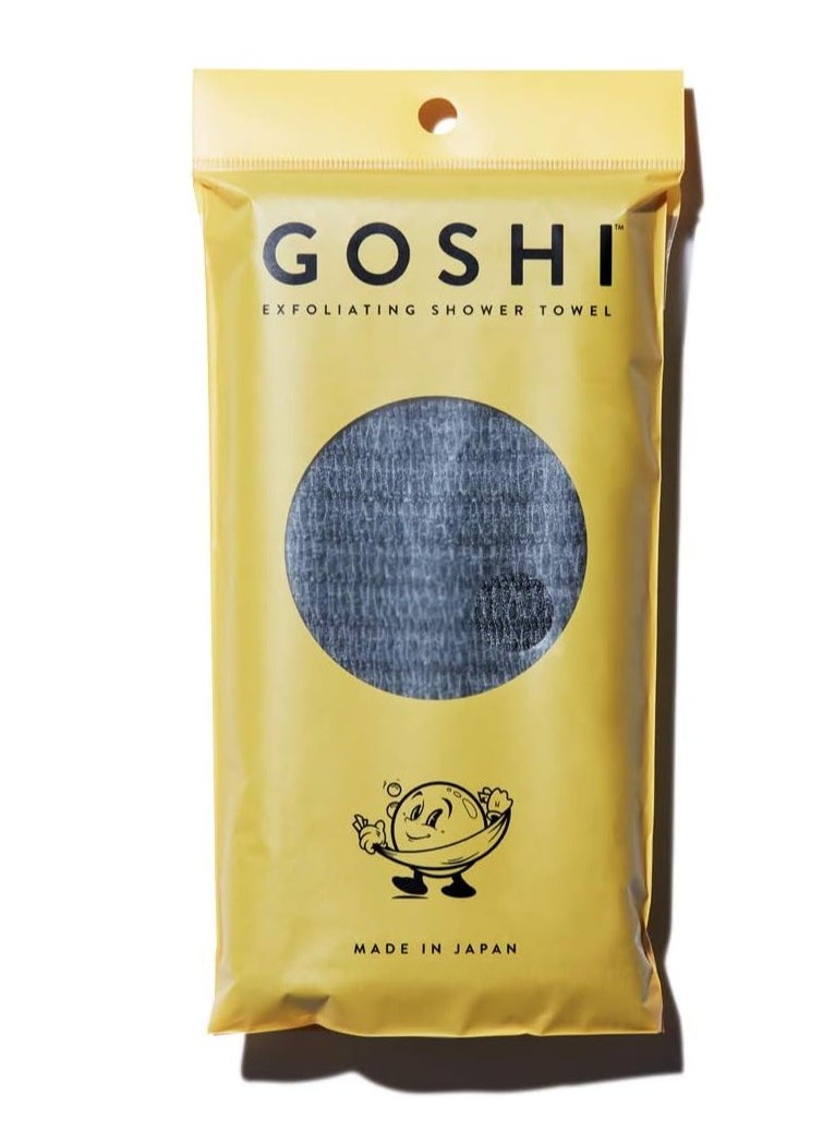 GOSHI - GOSHI Exfoliating Shower Towel - Rip-Resistant Exfoliating Washcloth for All Skin Types - Made in Japan - Image 1