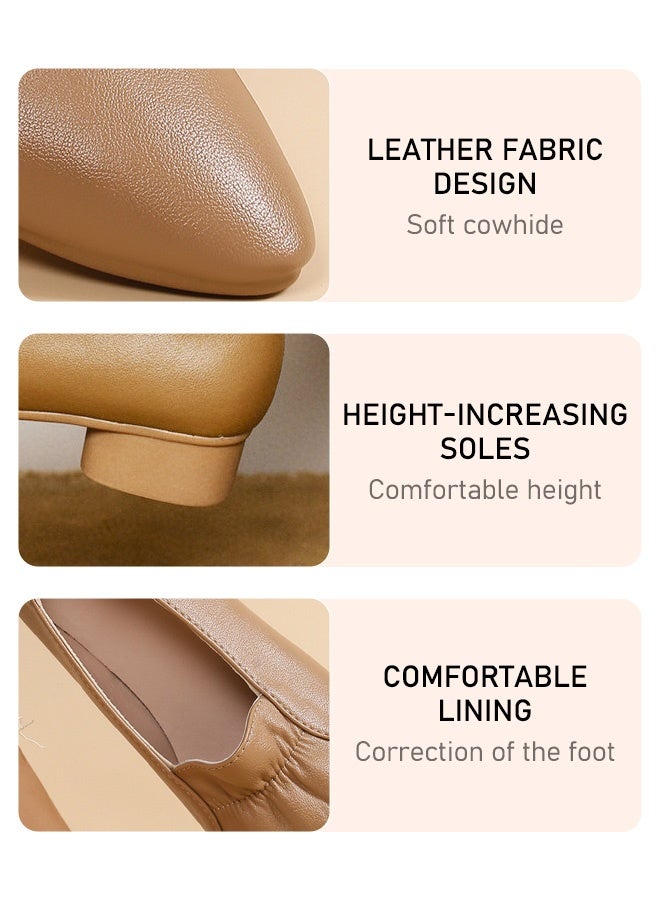 Corrective soft-soled leather women's shoes  - Image 5