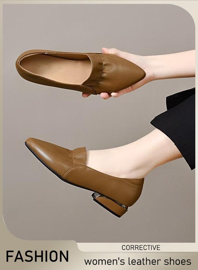 Corrective soft-soled leather women's shoes  - Image 1
