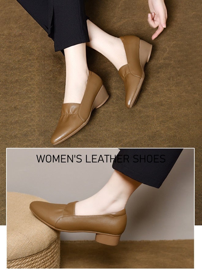Corrective soft-soled leather women's shoes  - Image 4
