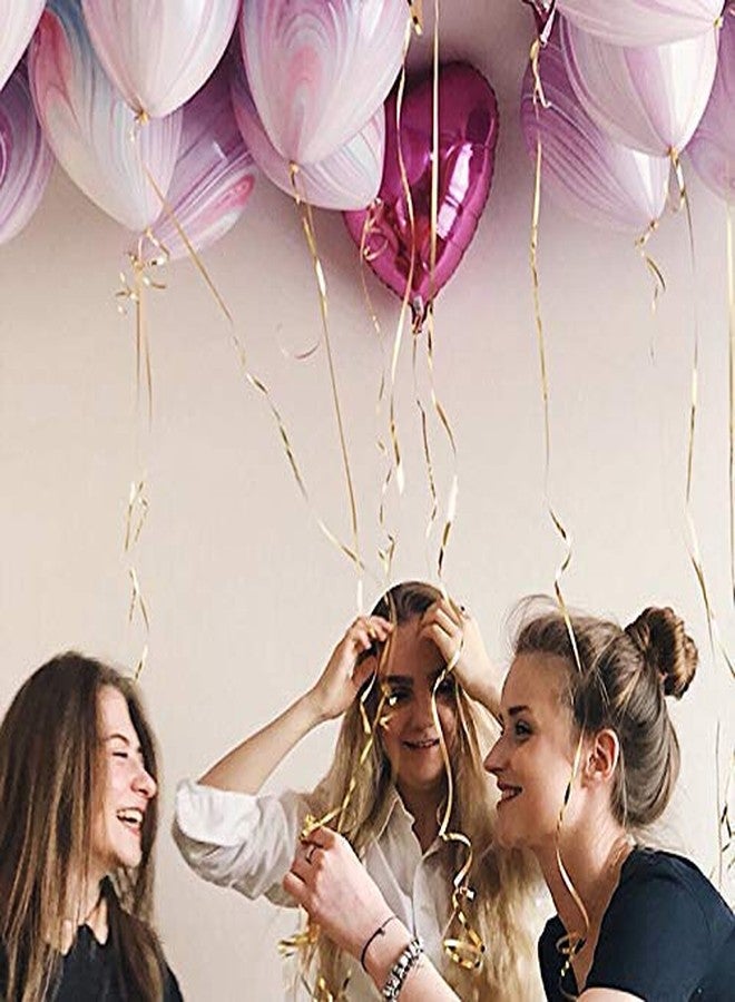 PartyToko Gold Balloon Ribbon for Decoration/Metallic Curling Ribbon Gold Ribbon for Balloon Decoration 6pcs - Image 4