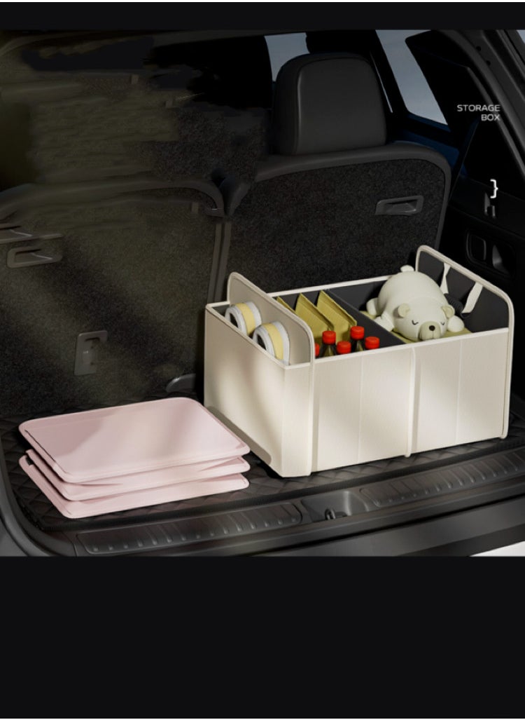 Generic - Foldable Car Trunk Organizer - Multi-Function, Large Capacity, Perfect for Road Trips and Rear Cargo Storage - Image 1