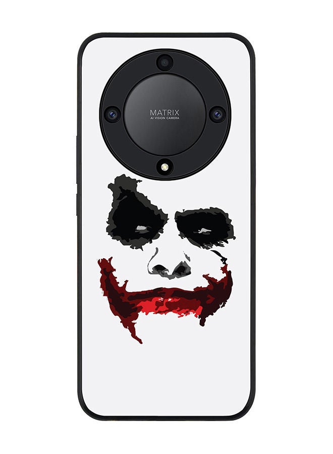 Stylizedd حافظة حواف سوداء متينة لهاتف Honor X9a 5G - غلاف مرن من مطاط TPU مضاد للصدمات - ابتسامة جوكر - Image 1