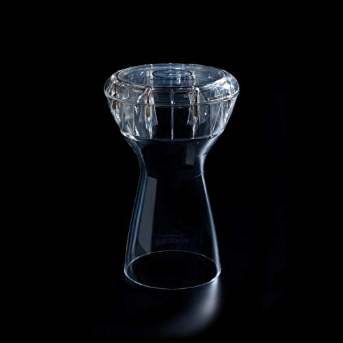 Wambooka Diamond Darbuka Drum with 8.75 inch Head, with Brass tuning keys and Padded Bag 17 inches Length (Crystal Clear PC) - Image 3