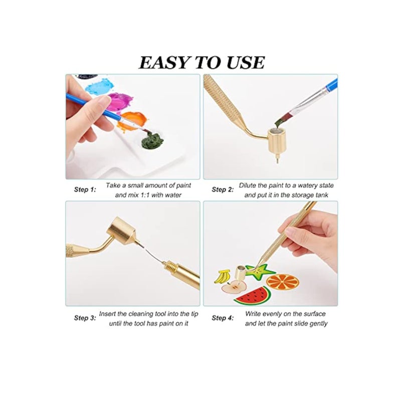 SOLARAE قلم رسم بخط مائل دقيق، علامات حرفية مائلة، قلم كاتب سائل، أقلام فنية من الألمنيوم الرجعي، أدوات رسم محمولة للطلاب والفنانين، لوازم الكتابة للخط الفني - Image 3