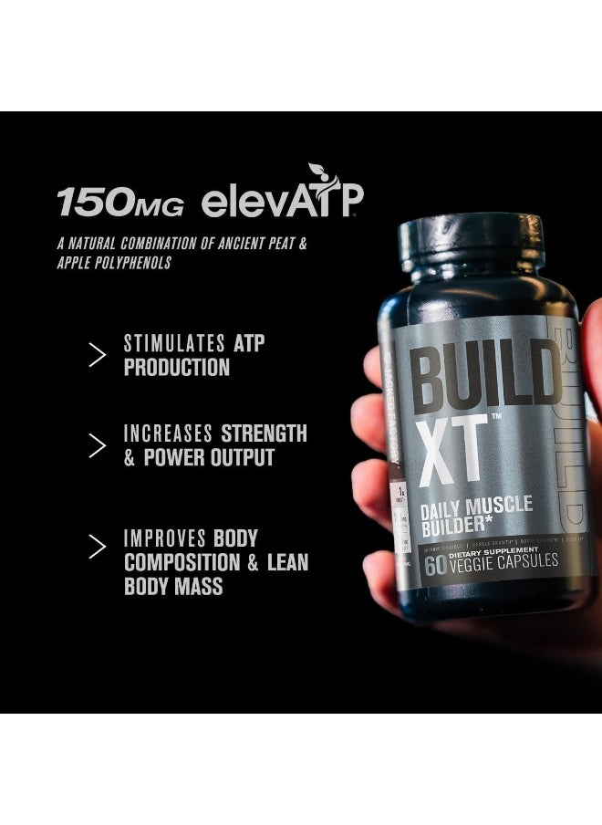 Build-Xt Muscle Builder - Daily Building Supplement - 60 Veggie Pills