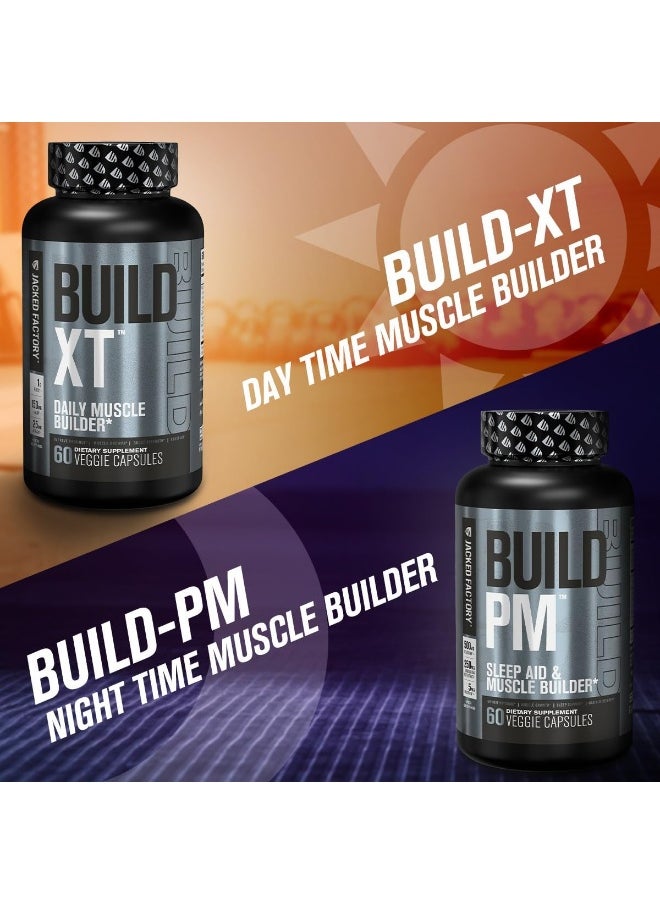 Build-Xt Muscle Builder - Daily Building Supplement - 60 Veggie Pills