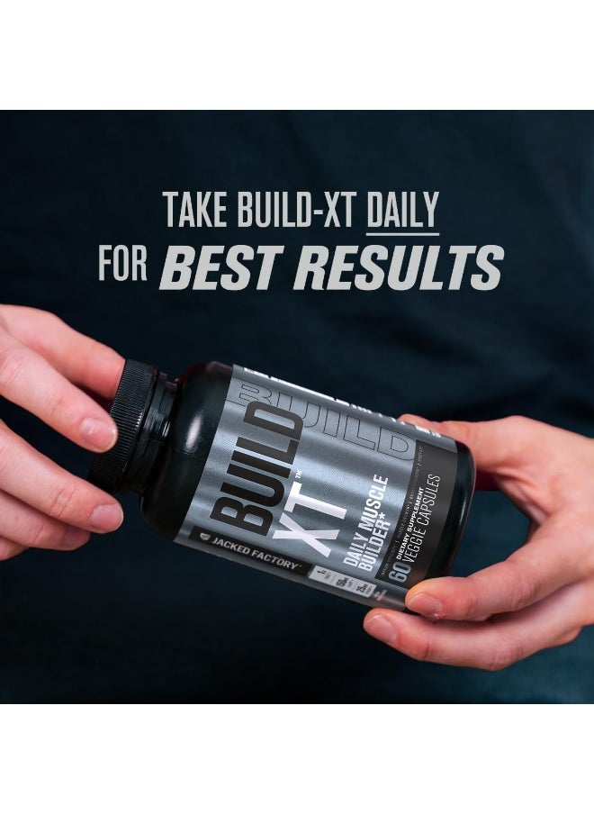 Build-Xt Muscle Builder - Daily Building Supplement - 60 Veggie Pills