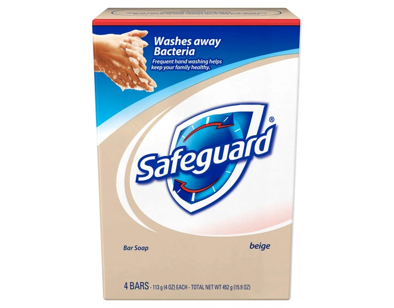 Safeguard صابون حمام مضاد للبكتيريا (عبوة تحتوي على 4 قطع) - Image 2