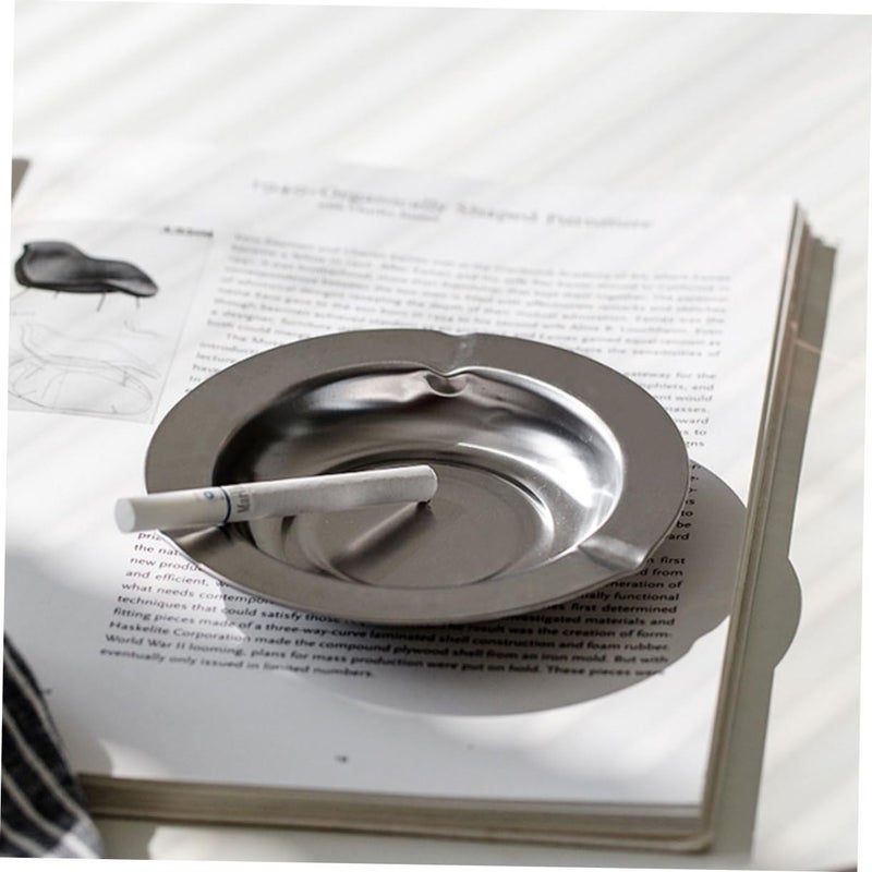 Stainless Steel Windproof Square Ashtray Set 10PCS for Indoor Outdoor Use - Image 5