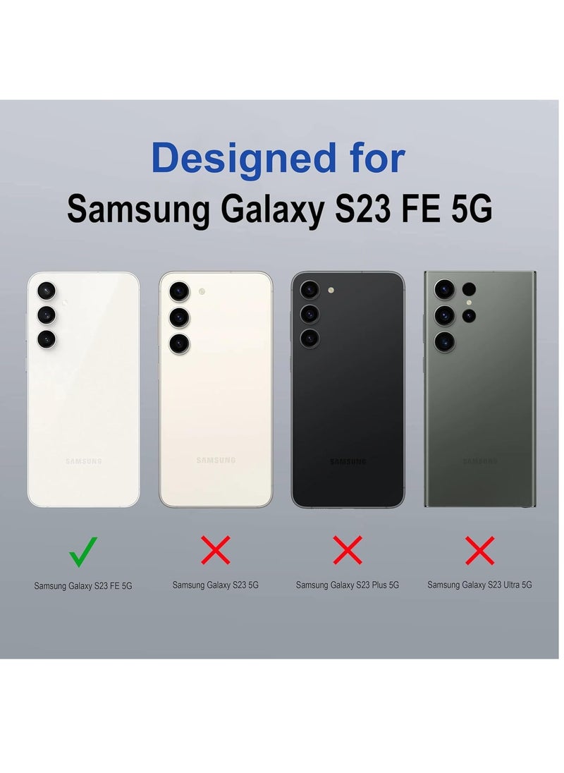 BORTONY - Samsung Galaxy S23 FE Case | Galaxy S23 FE Magsafe Case | Galaxy S23 FE Magnetic Case Hybrid Protective Hard Back Case Shockproof Frame Edge Bumper Slim Transparent Case for Samsung Galaxy S23 FE - Image 1