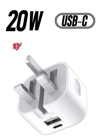 20W USB C Charger Block, 2-Ports [USB-C + USB] Charging Station, QC PD3.0 GaN Fast Charging Block, Type C Power Adapter for iPad Pro/iPhone/Samsung Note/Galaxy (Not with Cable) - pzsku/Z6C7A547B59A230880859Z/45/_/1738234201/572b242f-1754-4c41-bfee-5786208ae678