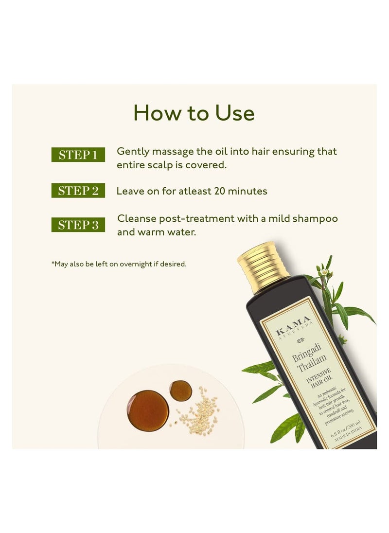 Kama Ayurveda - Bringadi Intensive Hair Treatment Oil 200 Ml - Image 1