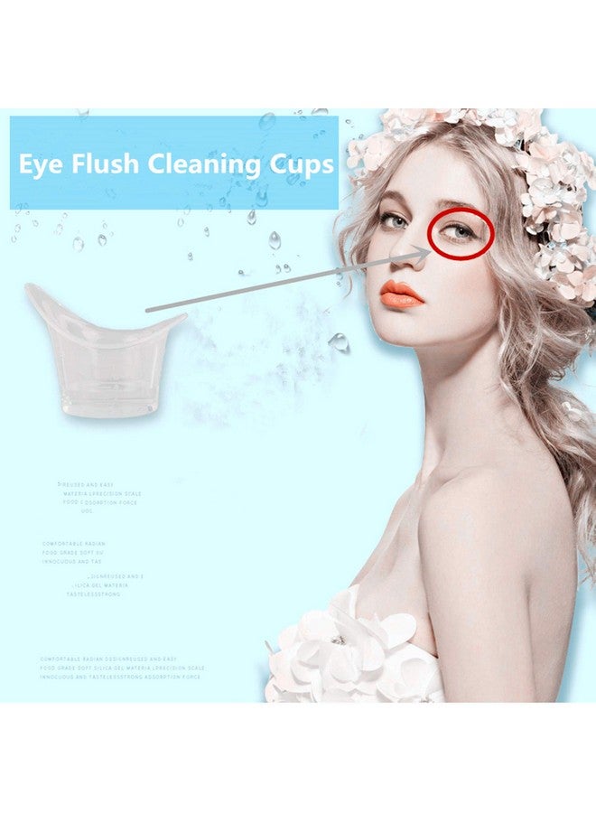 Youu Non Sterile Eye Wash Cups Portable Disposable Measuring Cup 5Ml/8Ml Eye Flush Cleaning Cups Vials For Storage Or First Aid Kit Use (50 Pcs/Plastic) - Image 2