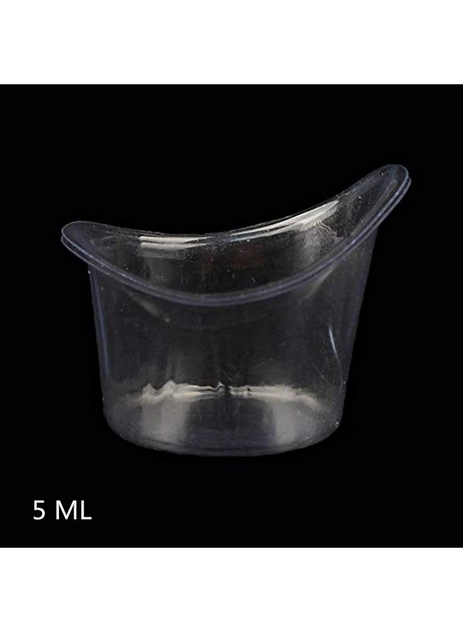 Youu Non Sterile Eye Wash Cups Portable Disposable Measuring Cup 5Ml/8Ml Eye Flush Cleaning Cups Vials For Storage Or First Aid Kit Use (50 Pcs/Plastic) - Image 3