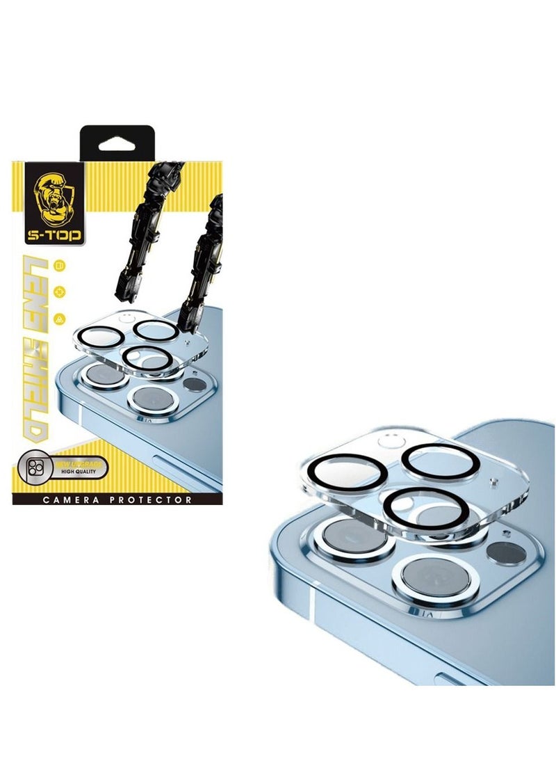 اس-توب غطاء حماية واقٍ لعدسات الكاميرا من الزجاج لآيفون 15 - Image 1