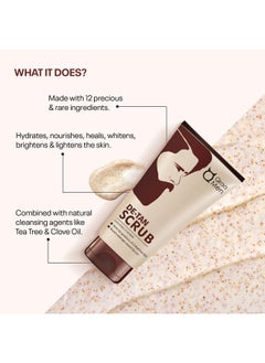 Qraa Men De Tan Pack With De Tan Scrub For Skin Lightening Brightening | Dirt & Blackhead Removal |Tan Removal Face Scrub & Pack | 100Gm X 2 (Pack Of 2)  - Image 5